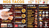 Menu MG Tacos Laon Page 1