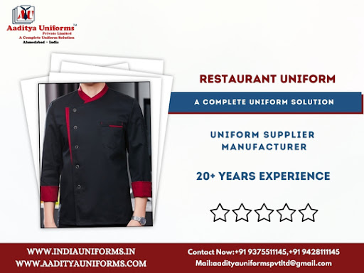 Restaurant Uniform Available At Aaditya Uniforms post image