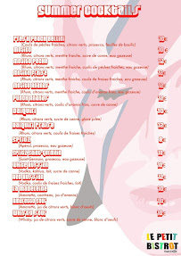 Menu Le Petit Bistrot Page 2