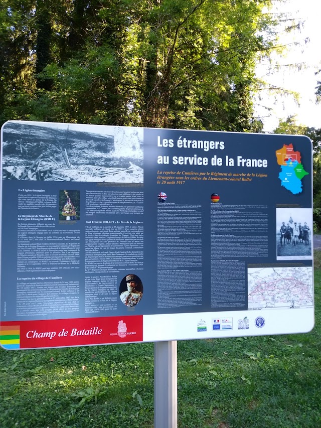 Monument aux Morts de Cumière (Village détruit)