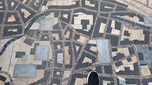 Stadtplan mit Steinen - Visual