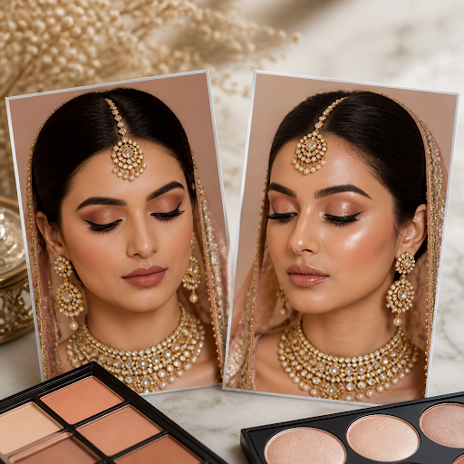 Your wedding day look should match your personality, outfit and venue lighting. At Ekta makeovers… post image