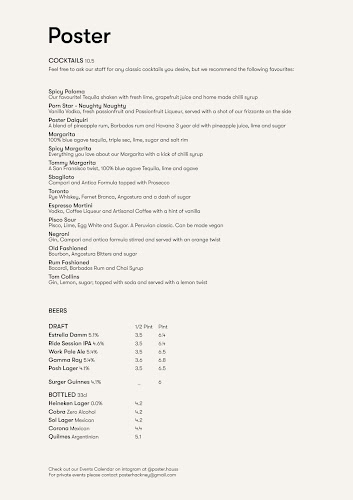 Reviews of Poster Hauss in London - Restaurant