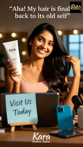 Get the best hair treatment in Bhopal! At Kara Unisex Salon, our expert stylists use top-notch pr… post image