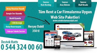 Hazır Rent a Car Sitesi Web Tasarımı