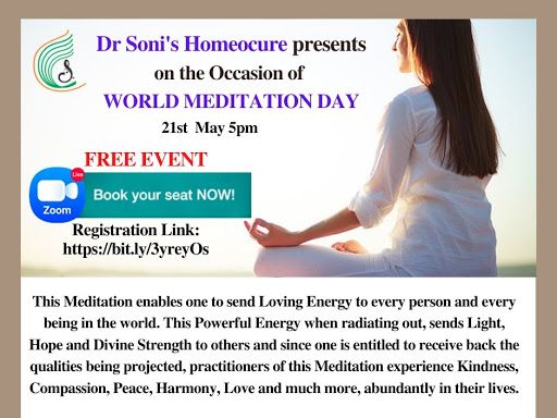 Knowing the importance of meditation Dr. Soni has decided to conduct a Free Zoom Webinar on 21st… post image