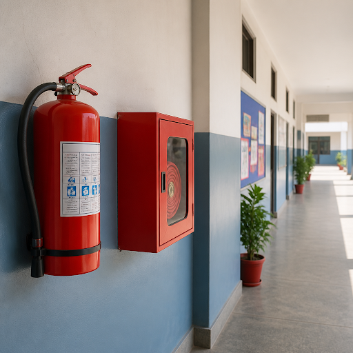Creating a safe learning environment starts with reliable fire protection. India Gases in Jali Ko…