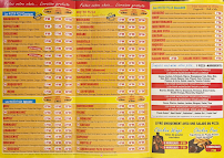 Menu Mister Pizza Cannes La Bocca Page 1