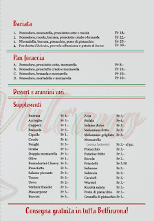 Speisekarte