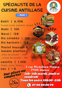 Menu Aux saveurs des iles Page 1