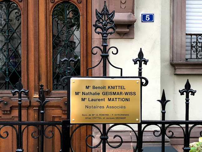 Benoît KNITTEL, Nathalie GEISMAR-WISS et Laurent MATTIONI, Notaires Associés - Mulhouse
