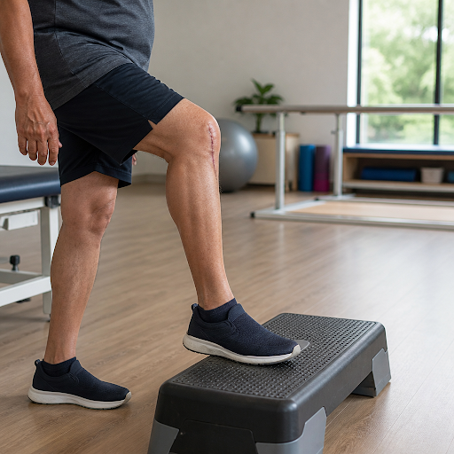 Recovering from knee replacement is a journey, and building leg strength step by step is the key… post image