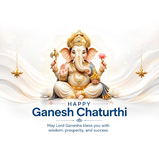 Happy Ganesh Chaturthi! 🙏🐘
May Lord Ganesha bless you and 