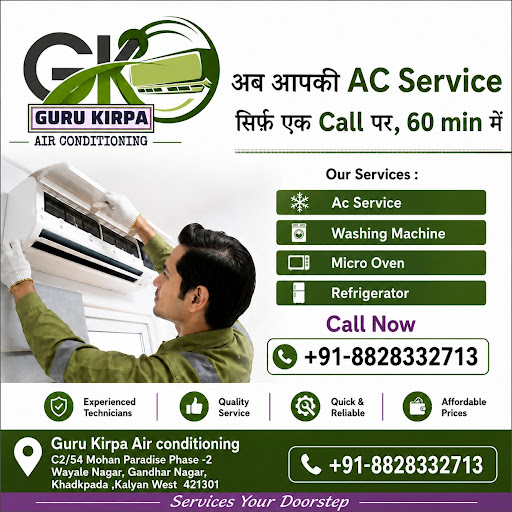 ❄️ Guru Kirpa Air Conditioning – AC & Home Appliance Repair Services in Kalyan West post image