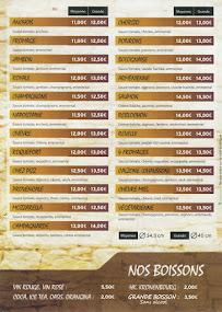 Menu Pizzas à emporter Le Revelly Page 3