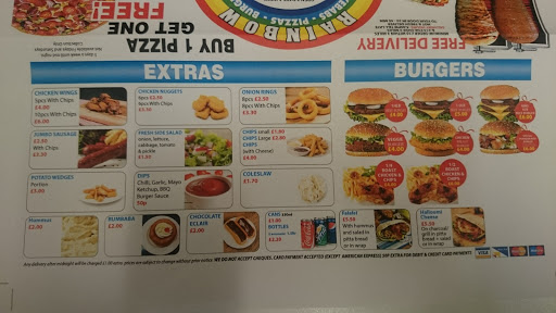 Rainbow Takeaway Kebab's & Pizza's - Thumbnail