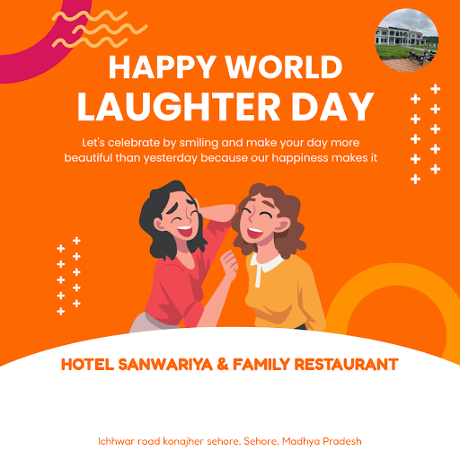 Celebrate Happy World Laughter Day in Sehore by indulging in a joyful feast at Hotel Sanwariya &… post image