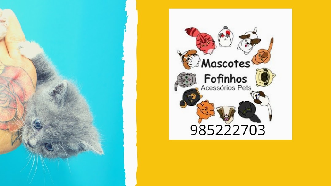 Pet mascotes fofinhos acessórios pets - Pet Shop