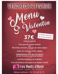 Menu Les Ponts d'Ouve Page 2