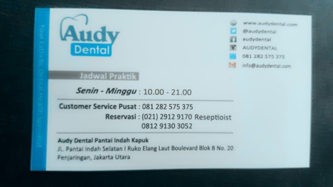 Audy Dental Pantai Indah Kapuk, Author: Vie Beatrix