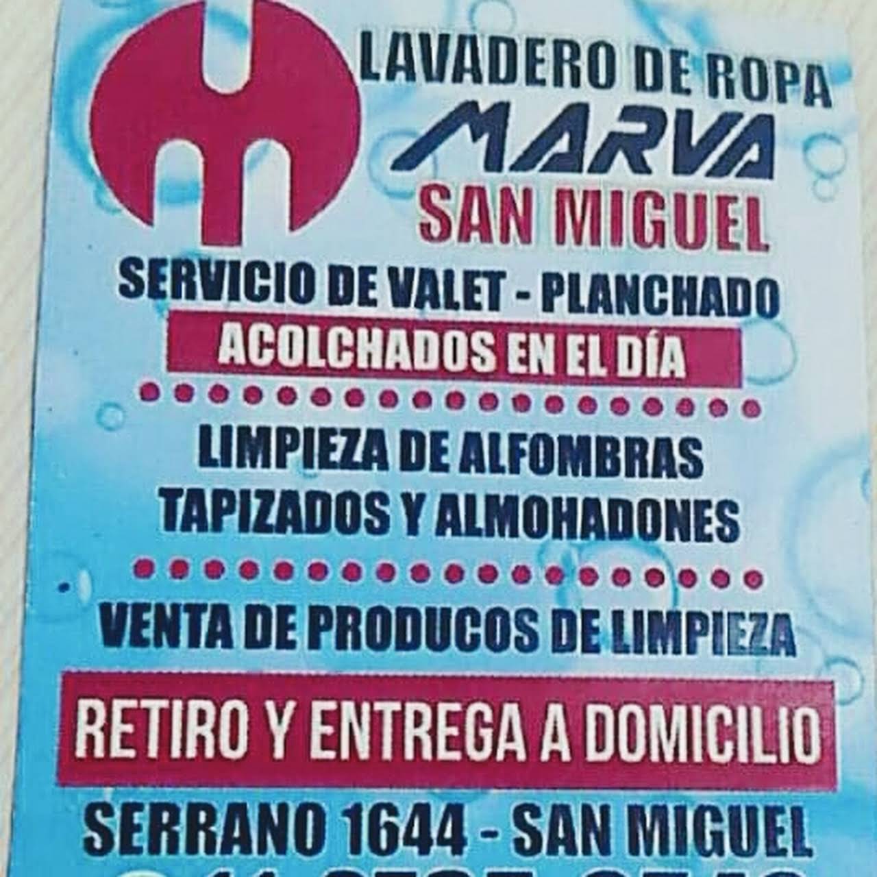 Lavadero Ropa Acolchados y de Alfombras Tapizados a Domicilio - Lavandería en San Miguel