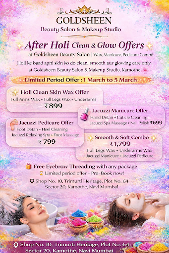 ✨ After Holi Clean & Glow Special Offers | Goldsheen Beaut post image