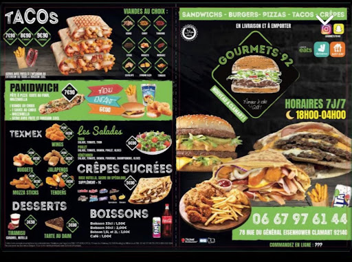 Photo 4 - Gourmet 140 - fast food - burger - ouvert la nuit - 92 - sandiwch - pizza