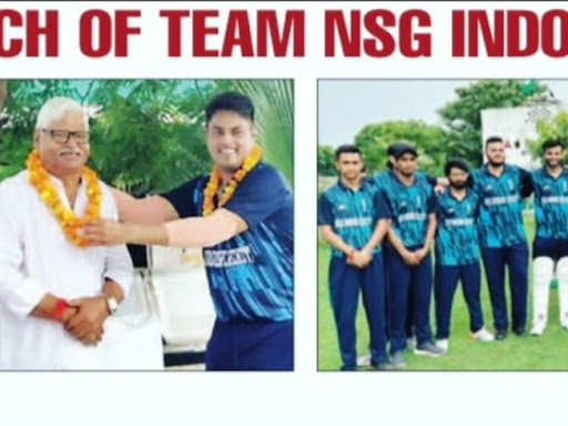 Inaugural match of team NSG Indoor Cricket