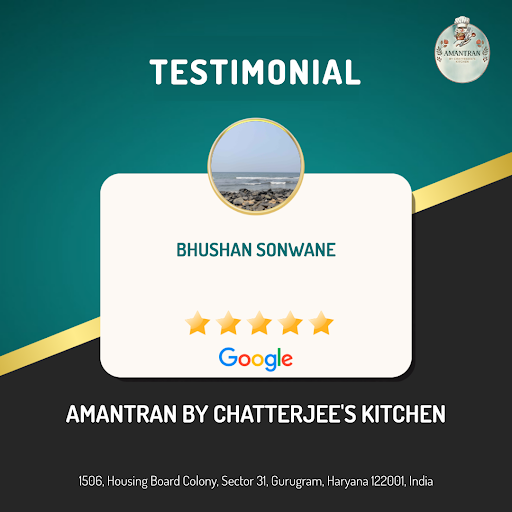 BHUSHAN Sonwane loved the service at Amantran by Chatterjee's Kitchen, Gurugram's go-to tiffin ce… post image