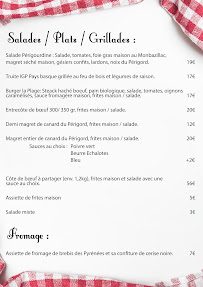 Menu Restaurant Guinguette - La Plage Page 5