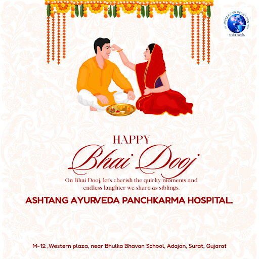 Wishing a joyous Happy Bhai Dooj to all brothers and sisters! At Ashtang Ayurveda Panchkarma Hosp… post image