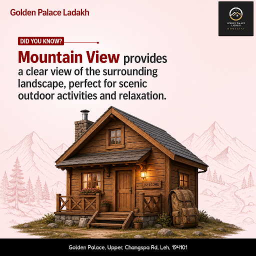 Experience breathtaking mountain views at Golden Palace Ladakh, a cozy leh ladakh hotel offering… post image