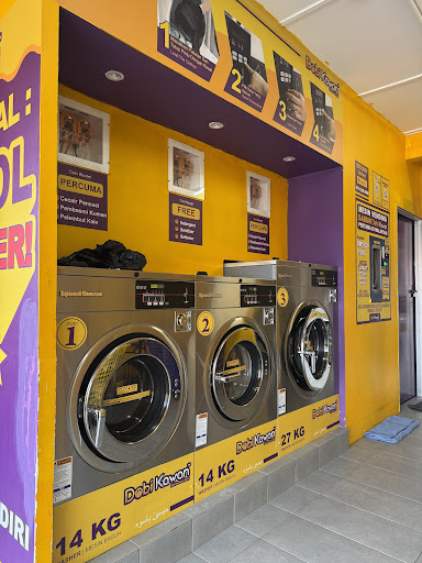 Dobi Kawan Taman Tas - Dobi Layan Diri / Coin / QR Pay / Online / Sabun RM5 / 24 Jam