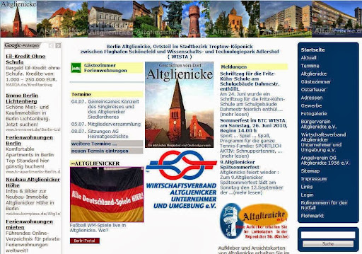 Altglienicke.de - Visual