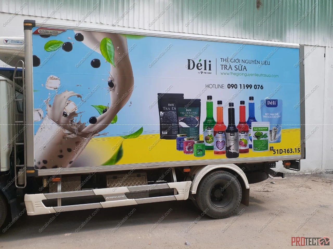 DÁN DECAL XE TẢI TPHCM GIÁ RẺ