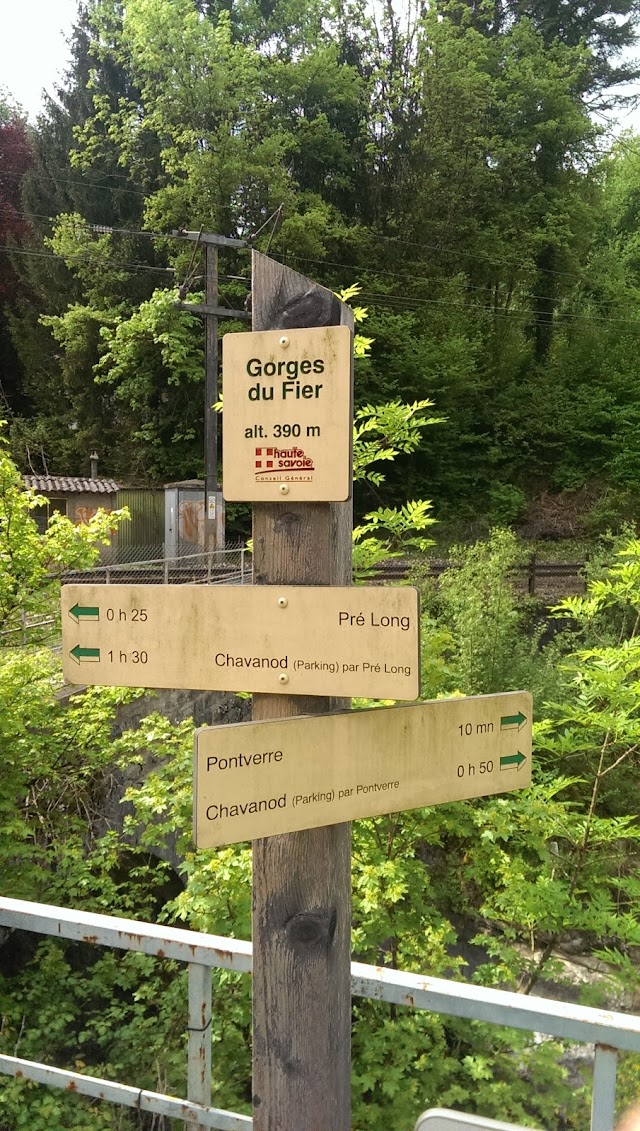 Parking des Gorges du Fier