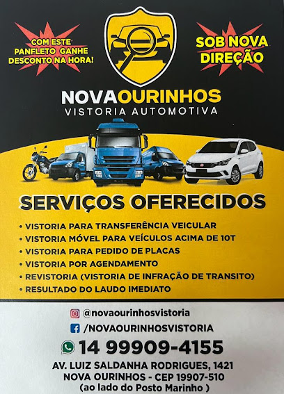 NOVA OURINHOS VISTORIA VEICULAR