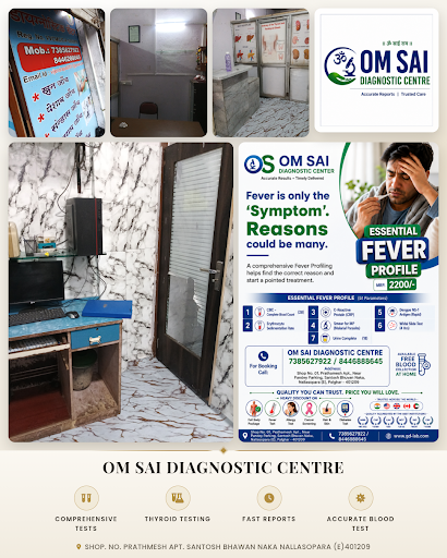 OM SAI DIAGNOSTIC CENTRE offers comprehensive thyroid function tests, vitamin D tests, and full b… post image