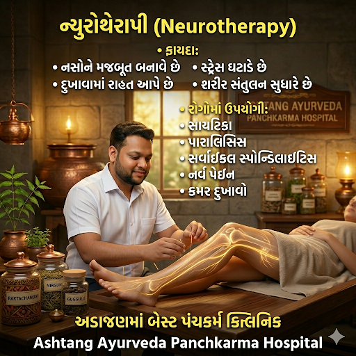 Neurotherapy એક natural, drugless અને highly effective treatment છે, જે body ના nerve points પર ક… post image
