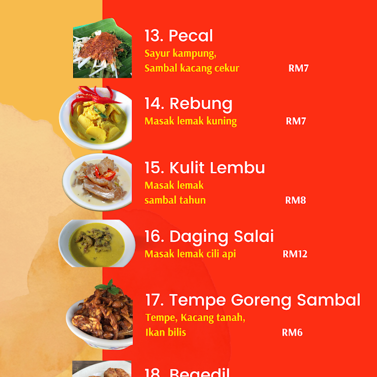 Di rebung ambeng nasi Luncurkan Menu