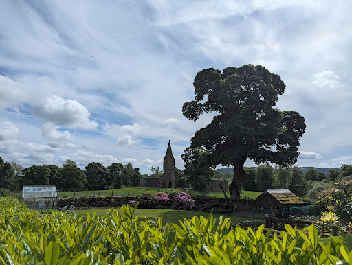 Forfar Murals Trail: Restenneth Priory and Golden Eagle Gallery - United Kingdom