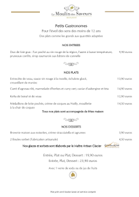 Menu Le Moulin Des Saveurs Page 4