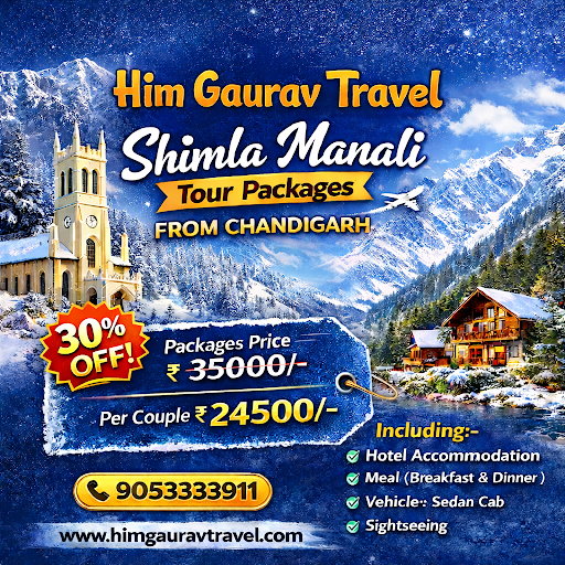 🔥 Shimla Manali Tour Packages from Chandigarh – 30% OFF post image