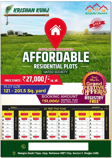 Residential Plots near Reliance MET City @ Jhajjar post image