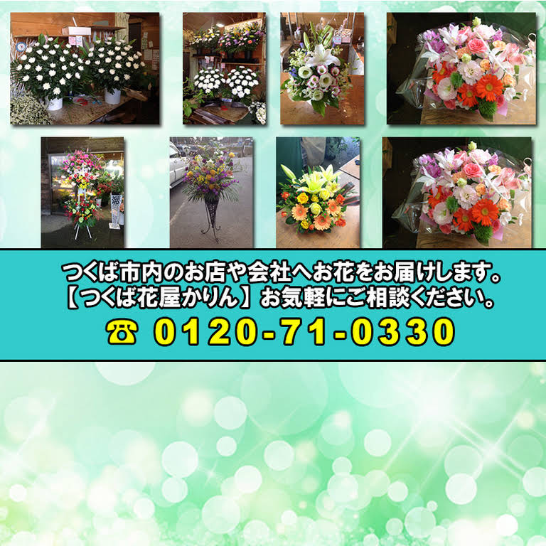 つくば花屋フラワーショップかりん 花屋つくば お花屋さん専門店 宅配 配達 配送 茨城県つくば市フラワーショップ