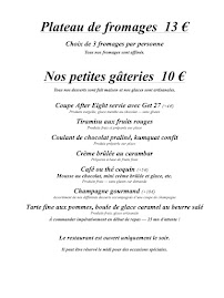 Menu Le Petit Prince de Paris Page 10