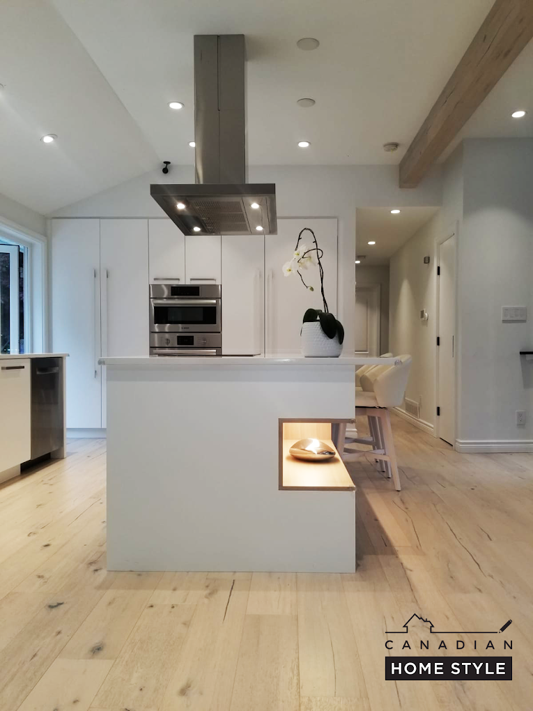 Wall-mounted kitchen cabinets in Vancouver