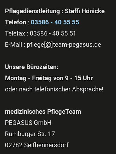 PEGASUS PflegeTeam - PEGASUS GmbH - Thumbnail