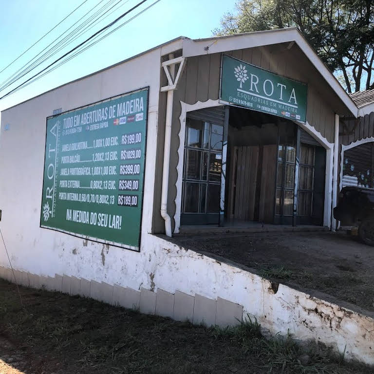 Rota Esquadrias em Madeira - Loja De Materiais De Construção em