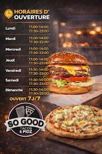 Menu So Good Tacos&Pidz Page 2